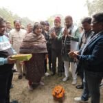 Chiranjeev Vihar community building will be beautified with 45 lakhs, Mayor laid the foundation stone IMAGE CREDIT TO NAGAR NIGAM