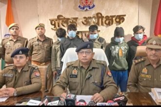 Bahadurgarh Police achieves major success: Gang involved in stealing from closed houses, shops and tube wells busted; six notorious thieves, including a juvenile, arrested IMAGE CREDIT TO POLICE
