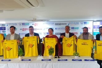 Noida City Fitness Run 2026, an initiative of Numed Super Speciality Hospital and Saksham Sports IMAGE CREDIT TO हॉस्पिटल