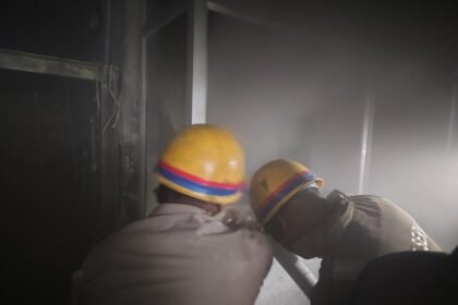 Fire breaks out in factory in Tronica City, fire department brings the fire under control IMAGE CREDIT TO फायर ब्रिगेड पुलिस