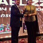 DPS Play School received the highest honor of excellence in education, Best School Award from actress Bhagyashree IMAGE CREDIT TO SCHOOL