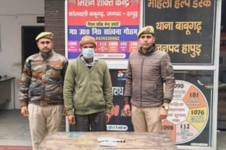 All three accused who carried out the fatal attack on a retired soldier were caught and sent to judicial custody IMAGE CREDIT TO POLICE