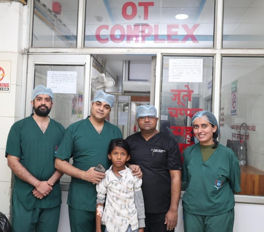 Hapur girl gets new life due to rare pediatric IMAGE CREDIT TO हॉस्पिटल