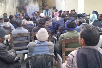 Vigorous review meeting held in BSP district office, brainstorming on strategy for 2027 assembly elections IMAGE CREDIT TO बसपा