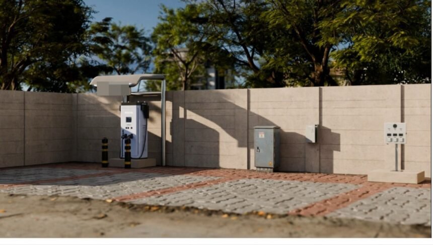 Municipal Corporation started charging station work, people will get benefits soon IMAGE CREDIT TO NAGAR NIGAM