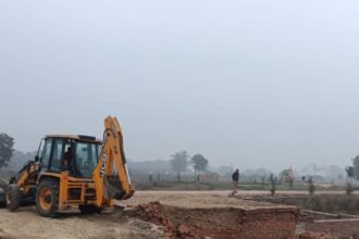 Major crackdown on illegal colonies in Muradnagar, demolition in 25.5 bigha area IMAGE CREDIT TO AUTHORITY