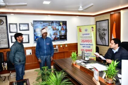 The public hearing was held under the chairmanship of the Municipal Commissioner IMAGE CREDIT TO NAGAR NIGAM