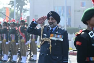 Air Force Chief arrives at NCC Republic Day Camp 2026, gives message of national service to cadets IMAGE CREDIT TO पीआईबी