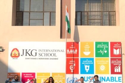 The 77th Republic Day was celebrated with great enthusiasm at JKG International School, Indirapuram IMAGE CREDIT TO SCHOOL