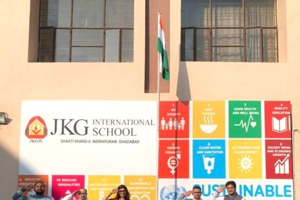 The 77th Republic Day was celebrated with great enthusiasm at JKG International School, Indirapuram IMAGE CREDIT TO SCHOOL