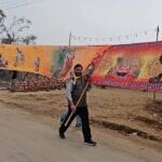 Grand procession of Baba Khatu Shyam sets off with an 1,100-foot-long banner, Jewar echoes with cheers IMAGE CREDIT TO REPORTER
