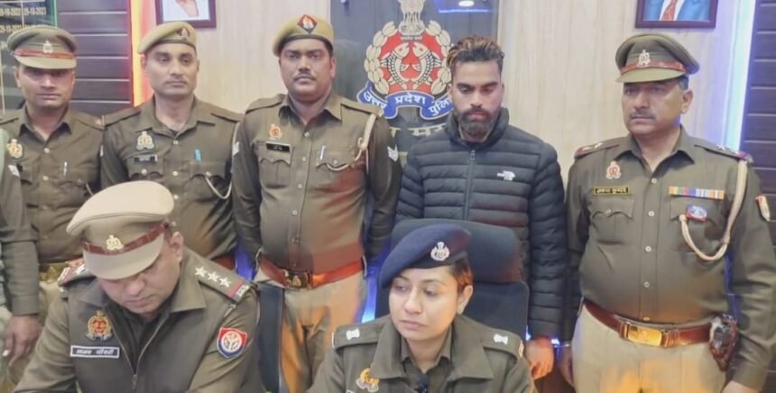 Mussoorie police arrested an accused of stealing a vehicle from Pratap Vihar. IMAGE CREDIT TO POLICE