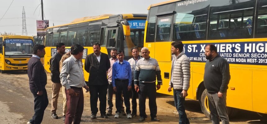 Transport department strict on school vehicle safety; direct action against principals and managers for rule violations IMAGE CREDIT TO INFORMATION DEPARTMENT