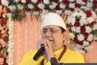 A grand event of meditation and self-awakening was organised IMAGE CREDIT TO सेल्फ अवेकनिंग मिशन