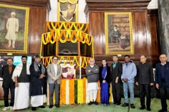 Parliament pays emotional tribute to Netaji Subhash Chandra Bose on his birth anniversary IMAGE CREDIT TO लोकसभा सचिवालय