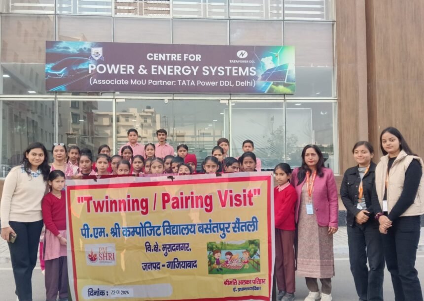 Students undertake an educational pairing program and an informative tour of Kite College IMAGE CREDIT TO विद्यालय