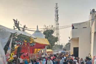 A large crowd of devotees thronged the Lisdi Dargai Basant Panchami fair, adding vibrancy on the closing day. IMAGE CREDIT TO REPORTER