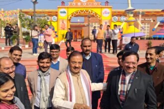 Grand inauguration of Uttar Pradesh Day 2026 at Shilp Haat Noida, a vibrant celebration of culture and development. IMAGE CREDIT TO INFORMATION DEPARTMENT
