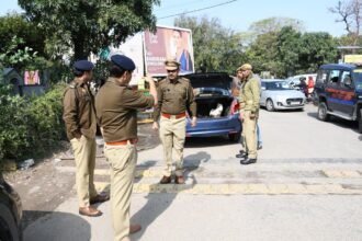 Impenetrable security in Meerut Range on Republic Day: the jurisdiction divided into 23 zones and 79 sectors, with sharp vigilance at every corner. IMAGE CREDIT TO POLICE