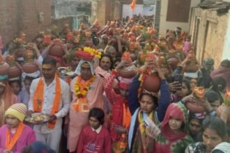 Grand Kalash Procession Carried Out with Devotion and Faith in the Mythical Village of Pushpawati Puth IMAGE CREDIT TO REPORTER