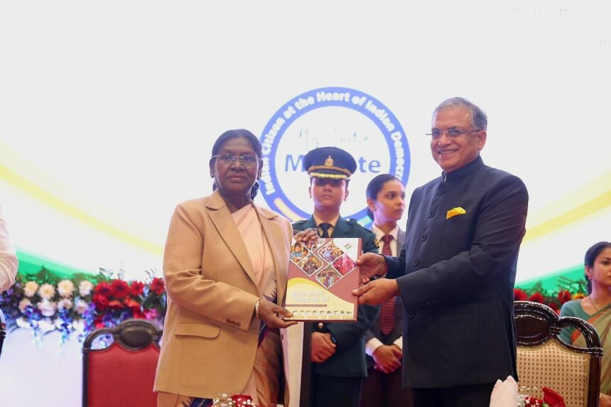 National Voters’ Day: “Voting is the Soul of Democracy, a Strong Testament to Citizens’ Trust,” Says President Droupadi Murmu IMAGE CREDIT TO राष्ट्रपति सचिवालय