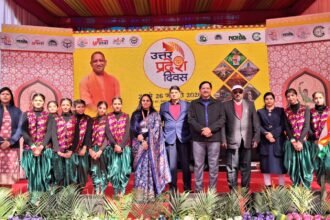Second Day of Uttar Pradesh Day 2026 at Noida Shilp Haat Becomes a Celebration of Culture and Development IMAGE CREDIT TO सूचना विभाग