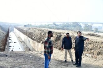 City Zone to Get Major Relief from Waterlogging: 820-Meter-Long Drain to Be a Gamechanger IMAGE CREDIT TO NAGAR NIGAM