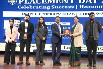 Grand Placement Day organized at IMS Ghaziabad; over 500 students got job opportunities in multinational companies. IMAGE CREDIT TO IMS