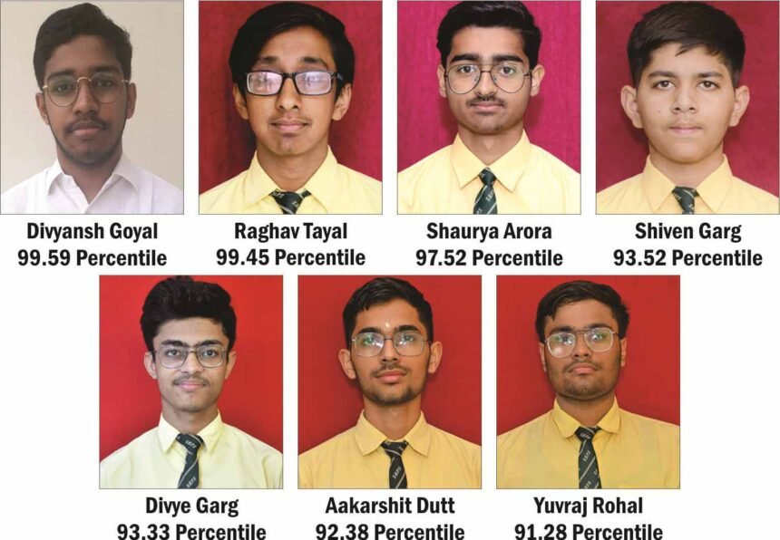 Shamli: Students of Silver Bells School created a record of success in JEE (Main) 2026. IMAGE CREDIT TO SCHOOL