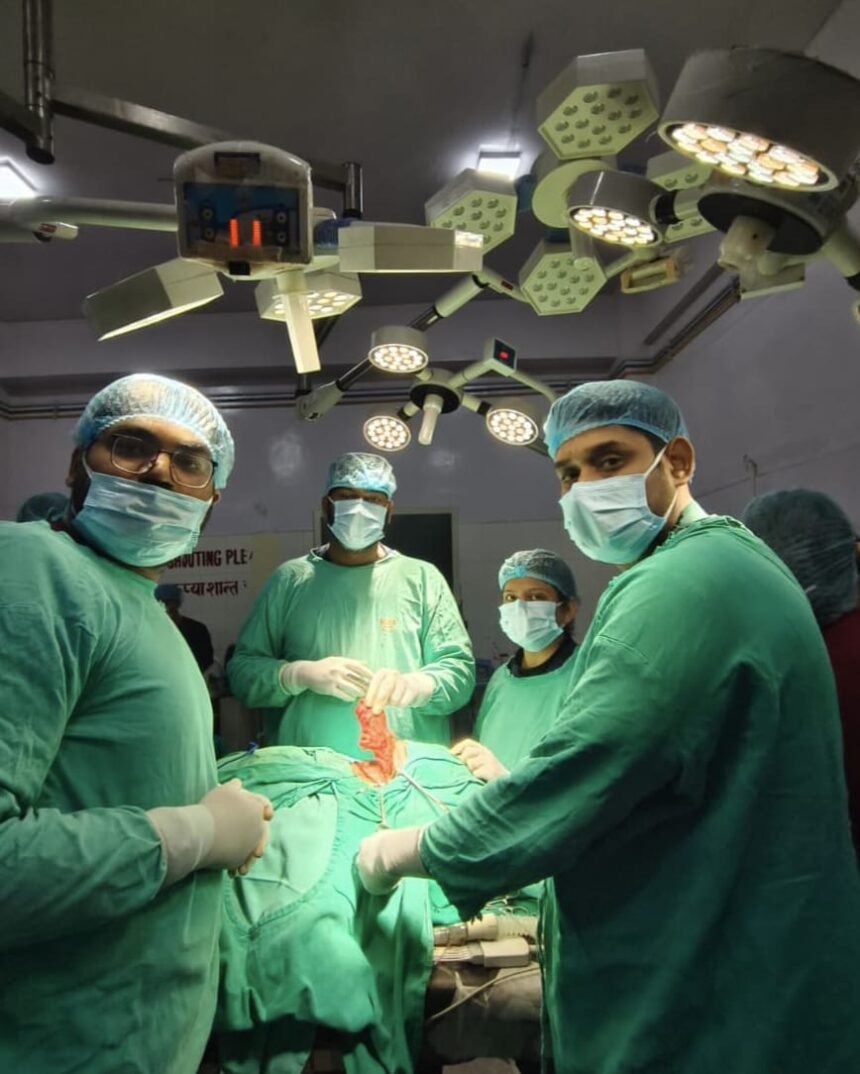 A complex and large lipoma was successfully operated on at Saraswati Institute of Medical Sciences. IMAGE CREDIT TO HOSPITAL