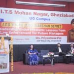 Young India Manthan Series: ACP Priyashri Pal shared policing tips with students. IMAGE CREDIT TO ITS
