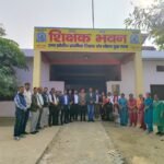 In Dankaur, the teachers’ union held a review meeting, outlining the framework for a movement against the mandatory TET. IMAGE CREDIT TO शिक्षक संघ