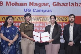 ITS Mohan Nagar Student Sanvi Taneja Wins First Place at National Level, Earns ₹1 Lakh Prize and Brings Glory to Ghaziabad IMAGE CREDIT TO ITS