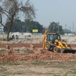 GDA’s bulldozer roared in Guldhar: Illegal colonies spread over several bighas were demolished IMAGE CREDIT TO AUTHORITY
