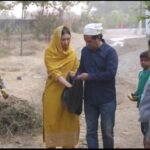 Faizuddin Siddiqui's new song *Mandir Masjid* was released in Budhana, conveying a message of humanity. IMAGE CREDIT TO REPORTER