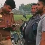 An extreme act of inhumanity: A young man who had a love marriage had to wander to bury his wife’s body; the burial was carried out under police protection. IMAGE CREDIT TO POLICE