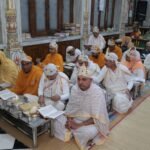 The Pisenopada Jain Temple premises were filled with devotion on the occasion of Moksha Kalyanak. IMAGE CREDIT TO जैन मंदिर समिति