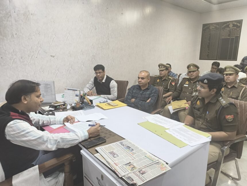 Meeting of the Narco Coordination Centre chaired by ADM City Vikas Kashyap IMAGE CREDIT TO INFORMATION DEPARTMENT