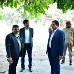 City Commissioner inspected parks, directed officials to strengthen arrangements. IMAGE CREDIT TO NAGAR NIGAM