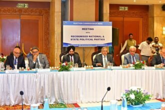 A resolution to strengthen electoral processes at the National Round Table Conference IMAGE CREDIT TO चुनाव आयोग