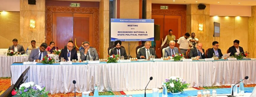 A resolution to strengthen electoral processes at the National Round Table Conference IMAGE CREDIT TO चुनाव आयोग