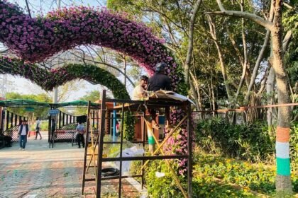 Greater Noida’s City Park will bloom for four days; a grand flower exhibition will be held from 26 February. IMAGE CREDIT TO AUTHORITY