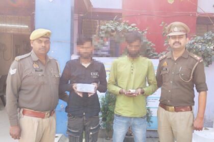 The Crossing police arrested two pickpockets who were targeting elderly women. IMAGE CREDIT TO POLICE