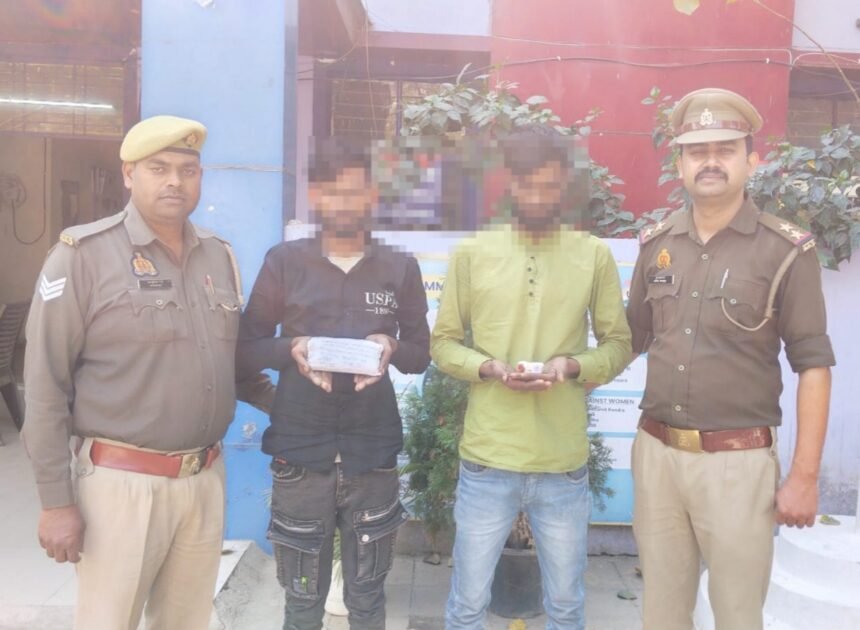 The Crossing police arrested two pickpockets who were targeting elderly women. IMAGE CREDIT TO POLICE