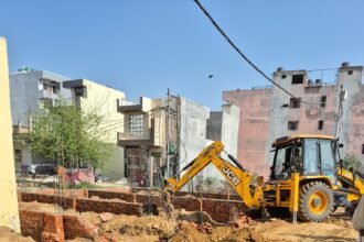 Ghaziabad: GDA took strict action against illegal constructions, demolishing and sealing several buildings amid protests. IMAGE CREDIT AUTHORITY