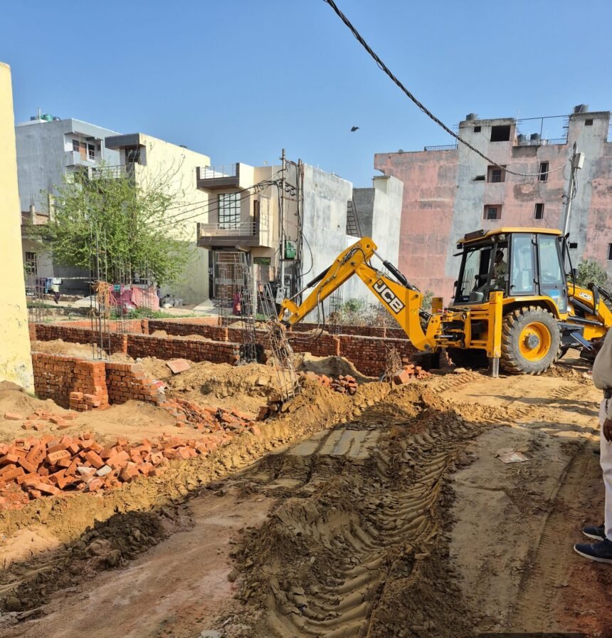 Ghaziabad: GDA took strict action against illegal constructions, demolishing and sealing several buildings amid protests. IMAGE CREDIT AUTHORITY