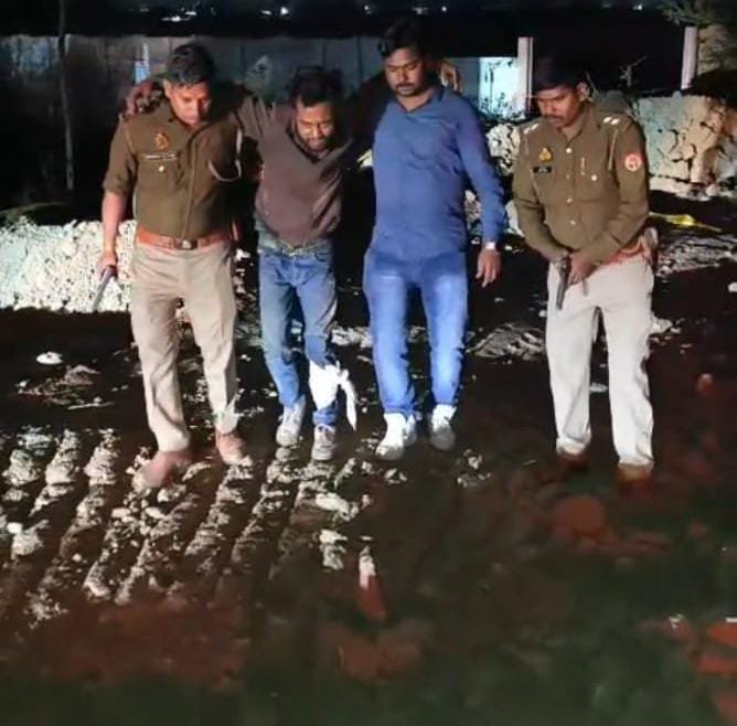 Five Cow Slaughter Suspects Arrested After Encounter in Rabupura, Two Injured by Police Fire IMAGE CREDIT TO POLICE