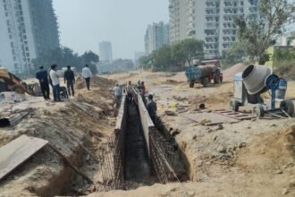 Changing Face of Raj Nagar Extension: A Network of Roads and Sewer Lines Laid, Development Work Gains Momentum IMAGE CREDIT TO AUTHORITY