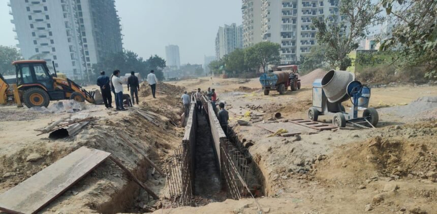 Changing Face of Raj Nagar Extension: A Network of Roads and Sewer Lines Laid, Development Work Gains Momentum IMAGE CREDIT TO AUTHORITY