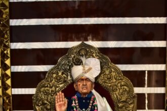 Grand Event of Bhajans, Service, and Mahabhandaara Held at Shri Guru Dham Temple in Modinagar on 10th Death Anniversary of Guruji Pandit Brijmohan Sharma IMAGE CREDIT TO श्री गुरु धाम मंदिर